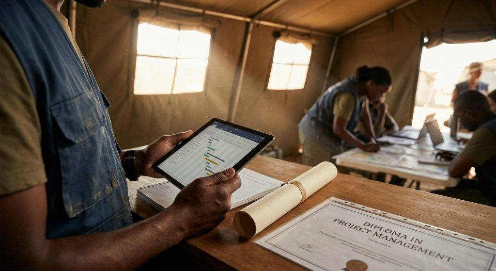 Diploma in project management for humanitarian aid workers